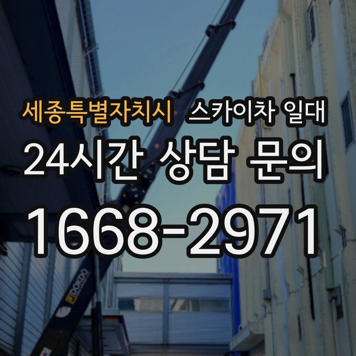 세종특별자치시 스카이차 일대