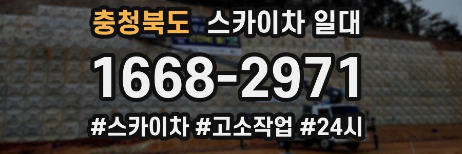 충청북도 스카이차 일대