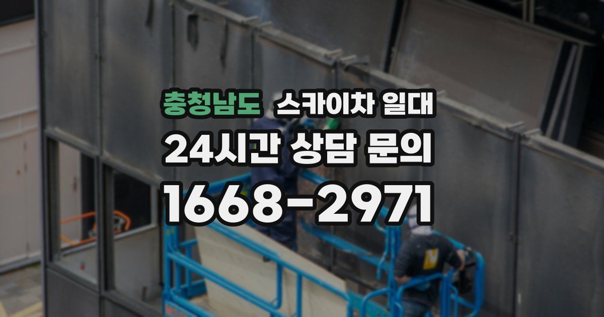 충청남도 스카이차 일대