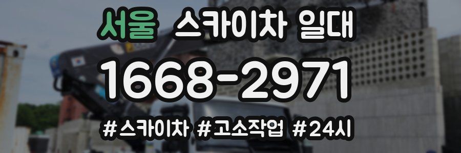 서울 스카이차 일대