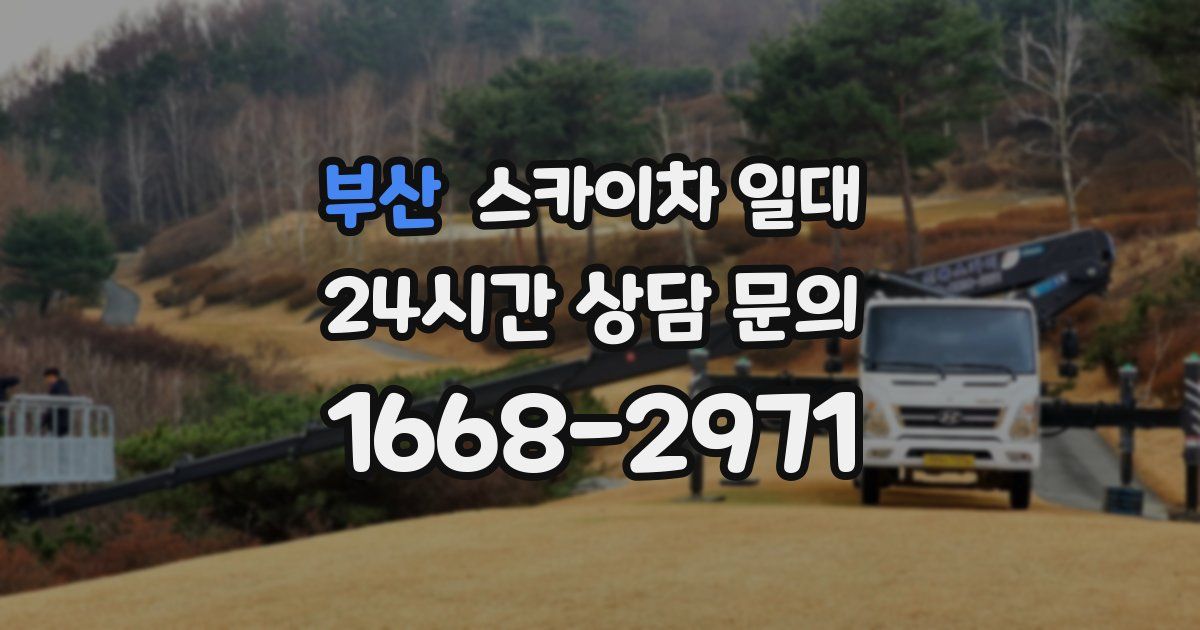 부산 스카이차 일대