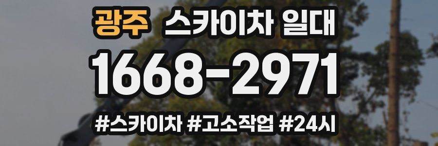 광주 스카이차 일대