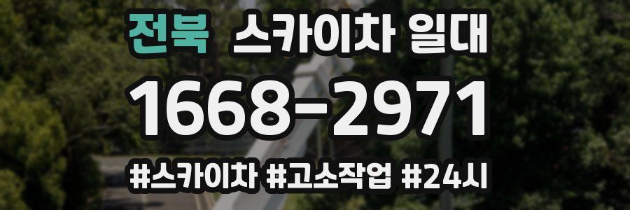 전북 스카이차 일대