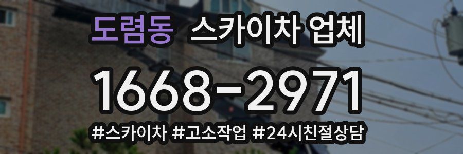 도렴동 스카이차 업체