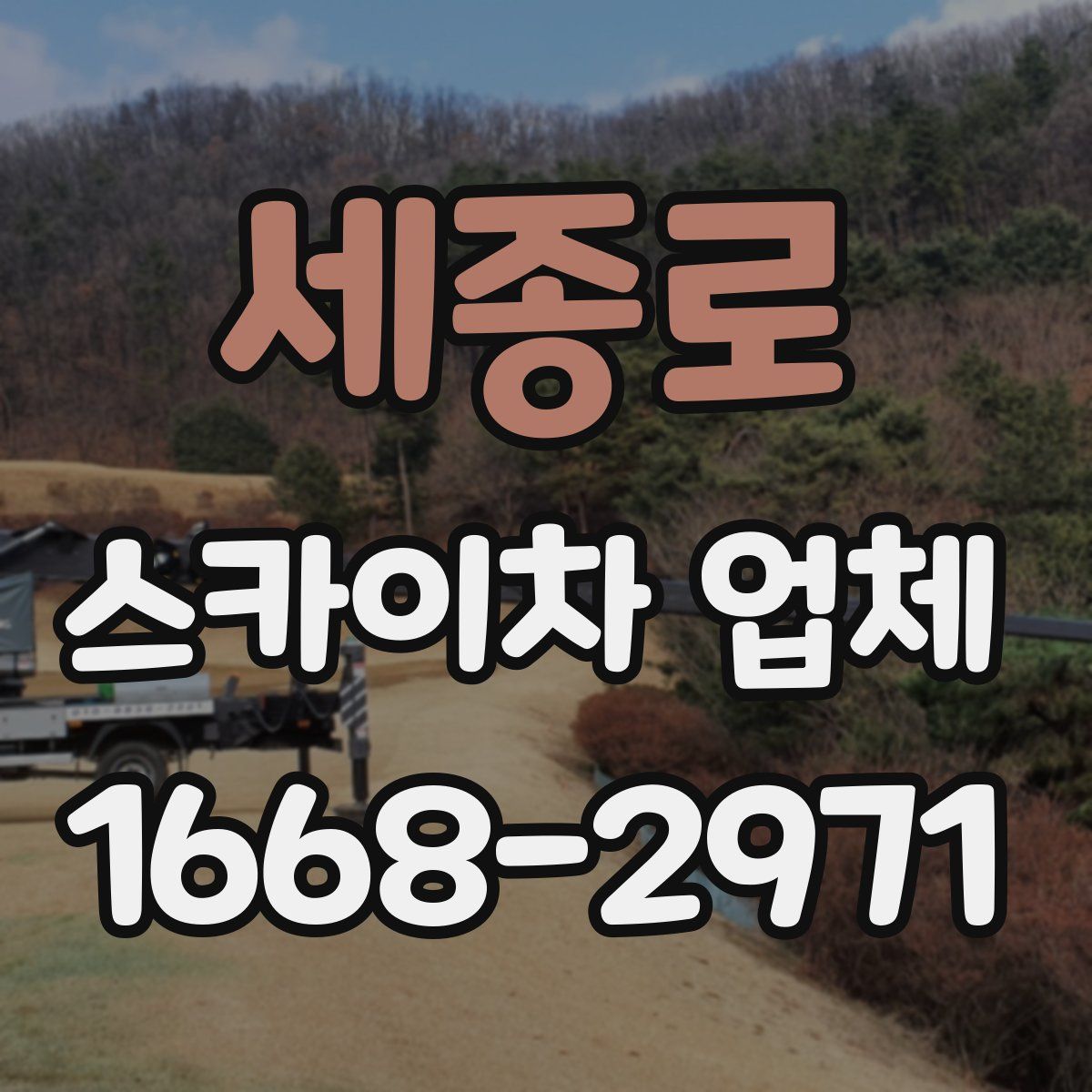 세종로 스카이차 업체