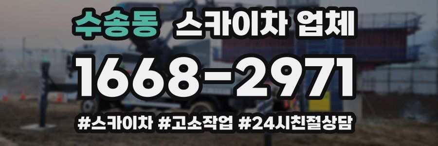 수송동 스카이차 업체