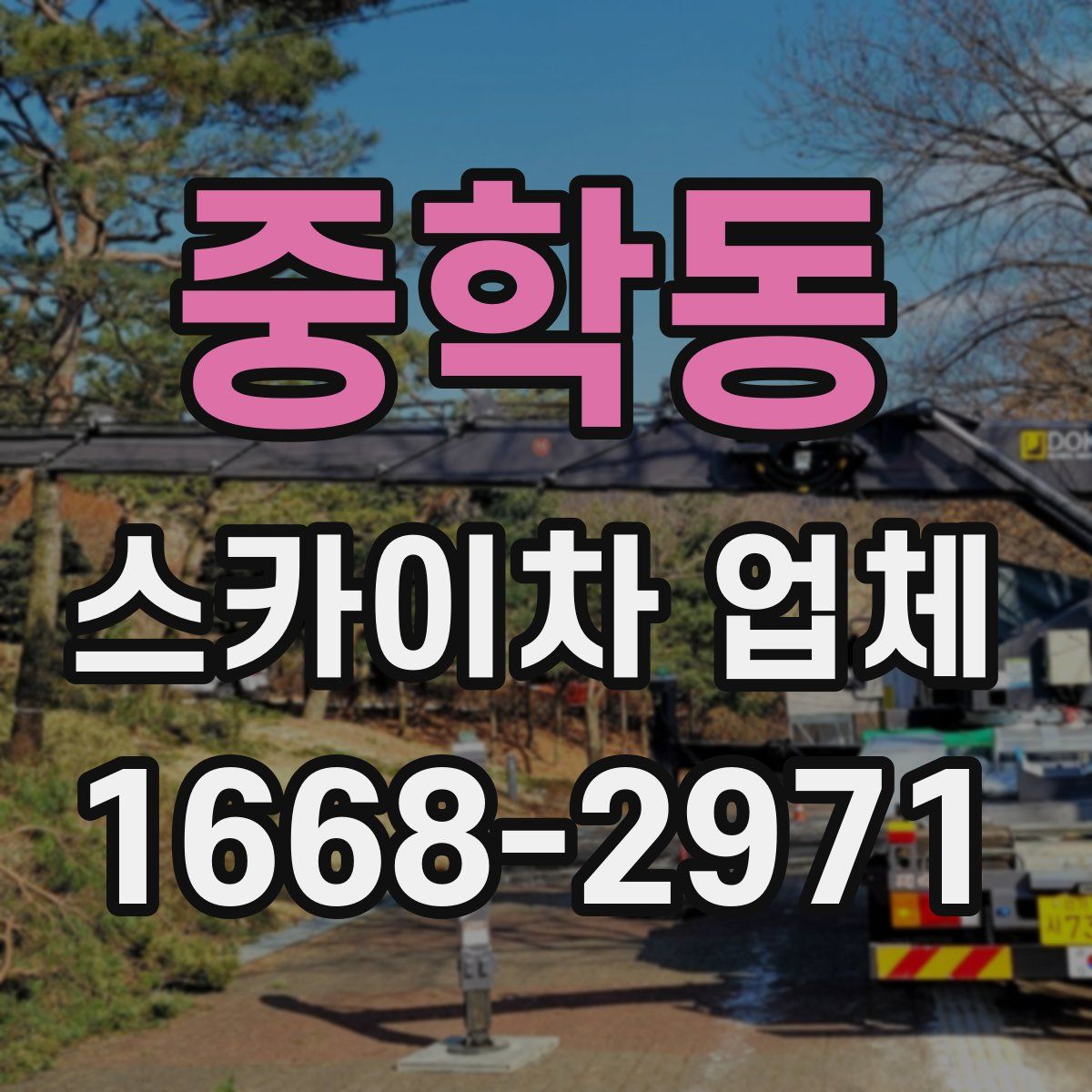 중학동 스카이차 업체