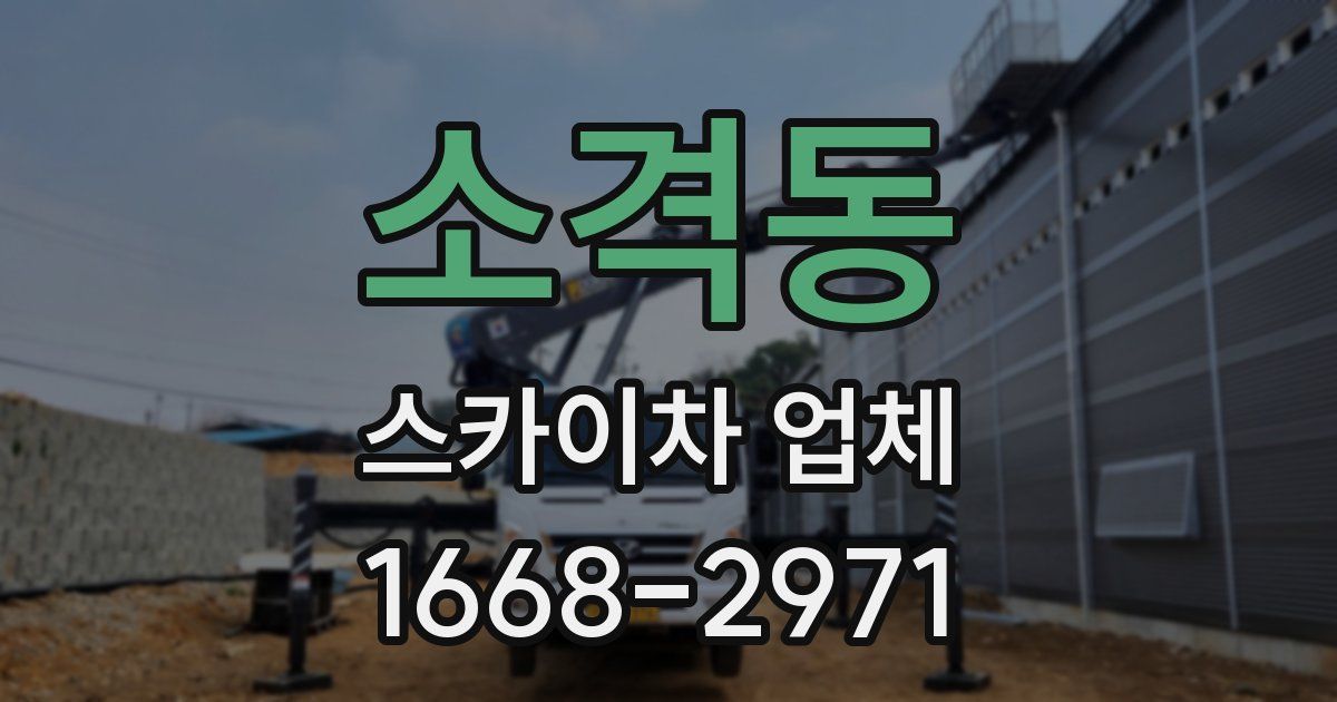 소격동 스카이차 업체