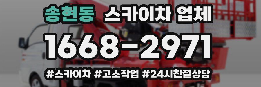 송현동 스카이차 업체