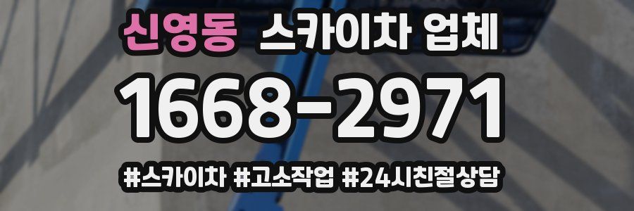 신영동 스카이차 업체