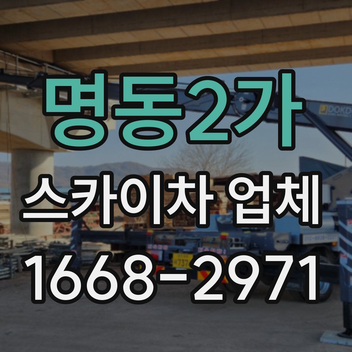 명동2가 스카이차 업체