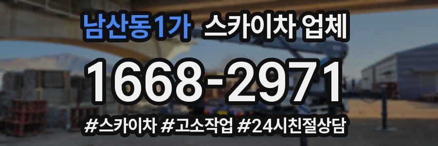 남산동1가 스카이차 업체