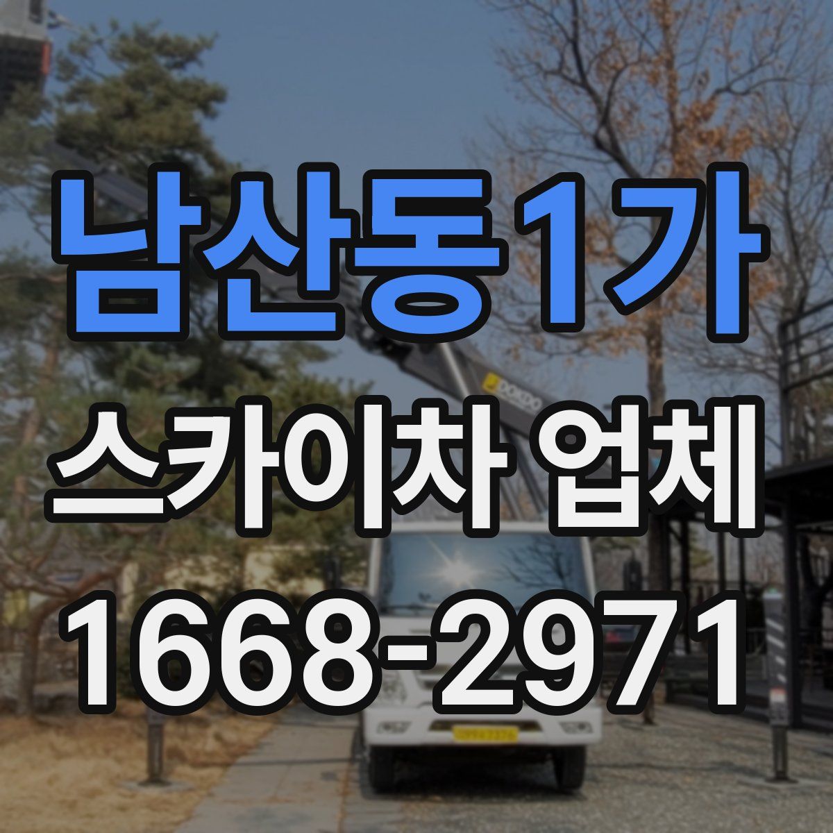 남산동1가 스카이차 업체