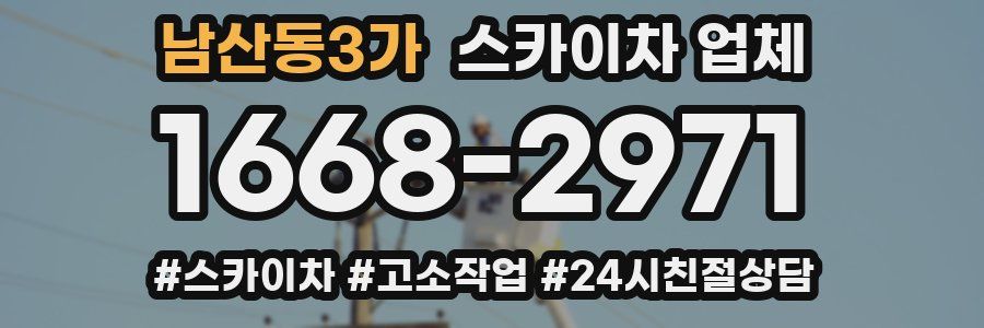 남산동3가 스카이차 업체