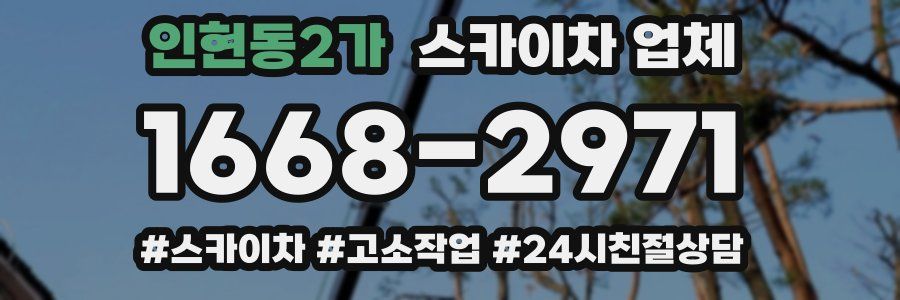 인현동2가 스카이차 업체