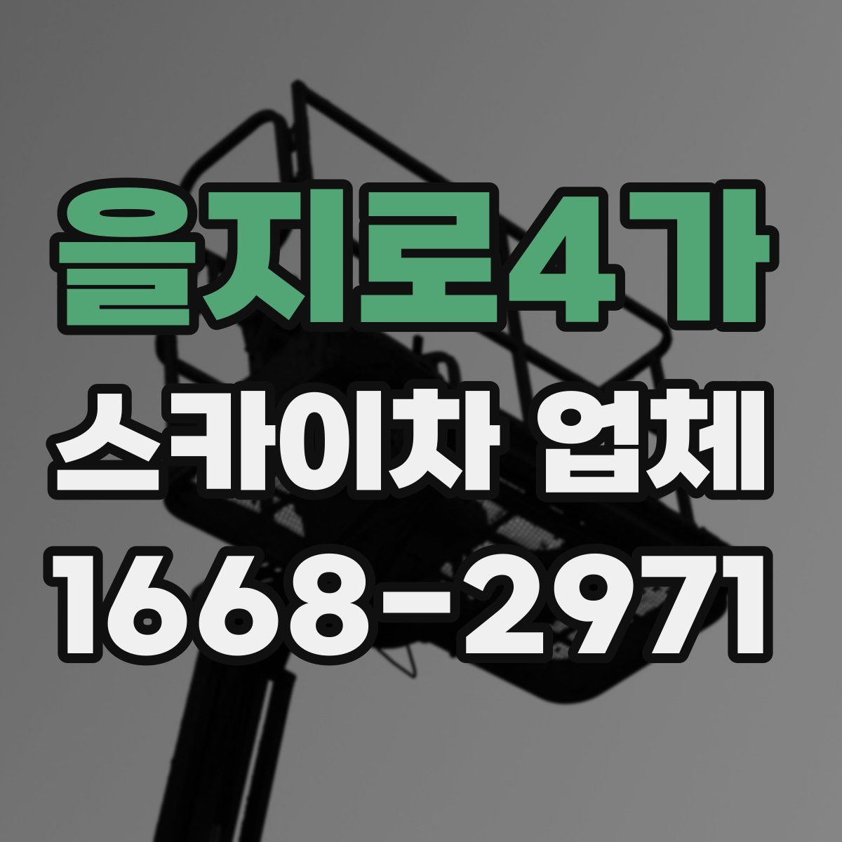 을지로4가 스카이차 업체