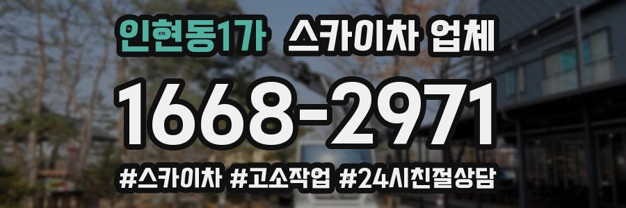 인현동1가 스카이차 업체