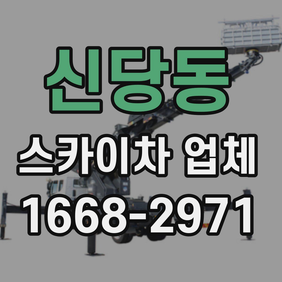 신당동 스카이차 업체