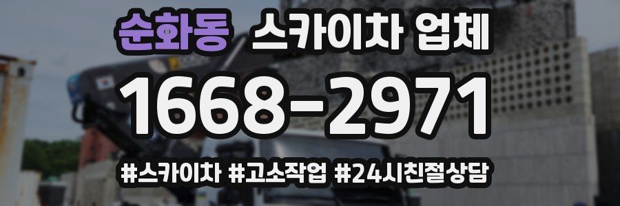 순화동 스카이차 업체