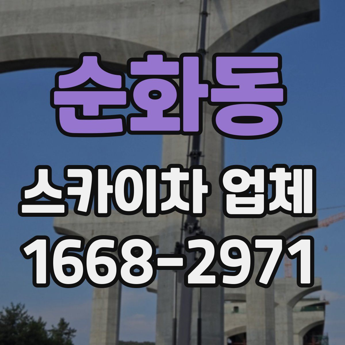 순화동 스카이차 업체