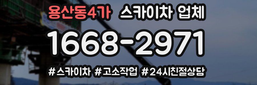 용산동4가 스카이차 업체