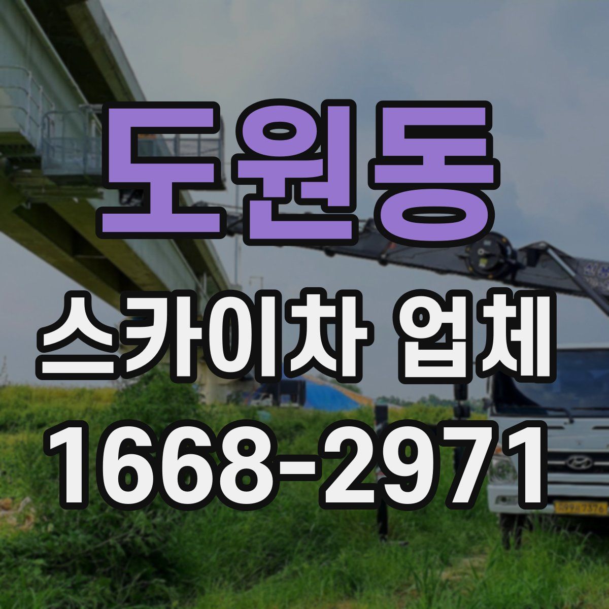 도원동 스카이차 업체