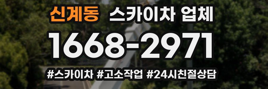 신계동 스카이차 업체