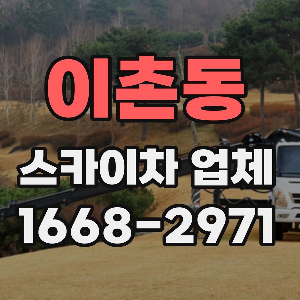 이촌동 스카이차 업체
