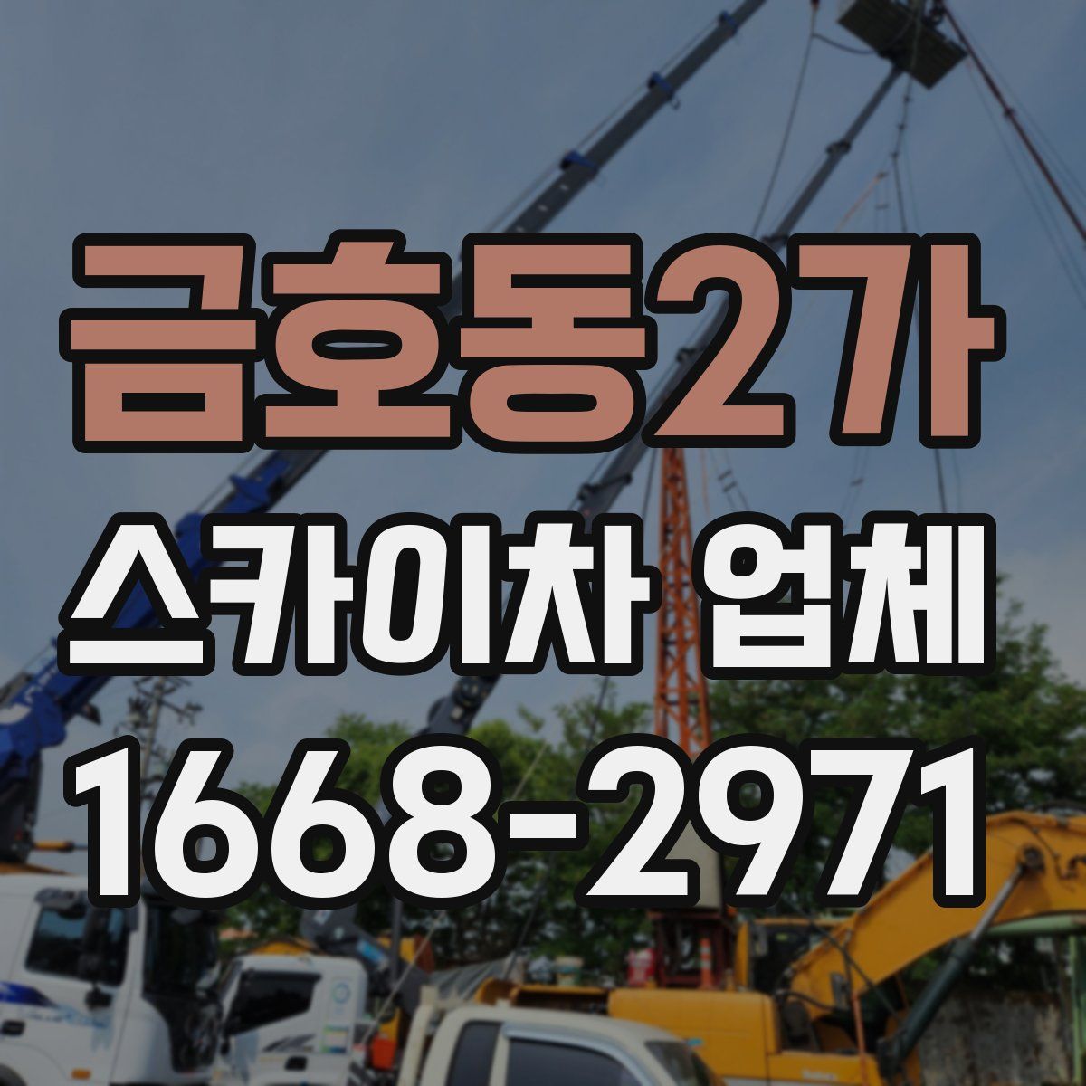 금호동2가 스카이차 업체