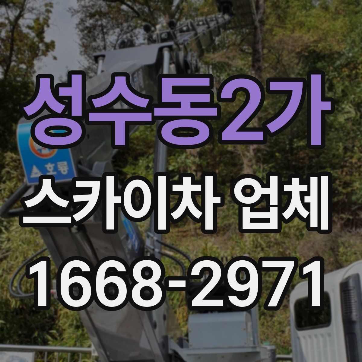 성수동2가 스카이차 업체