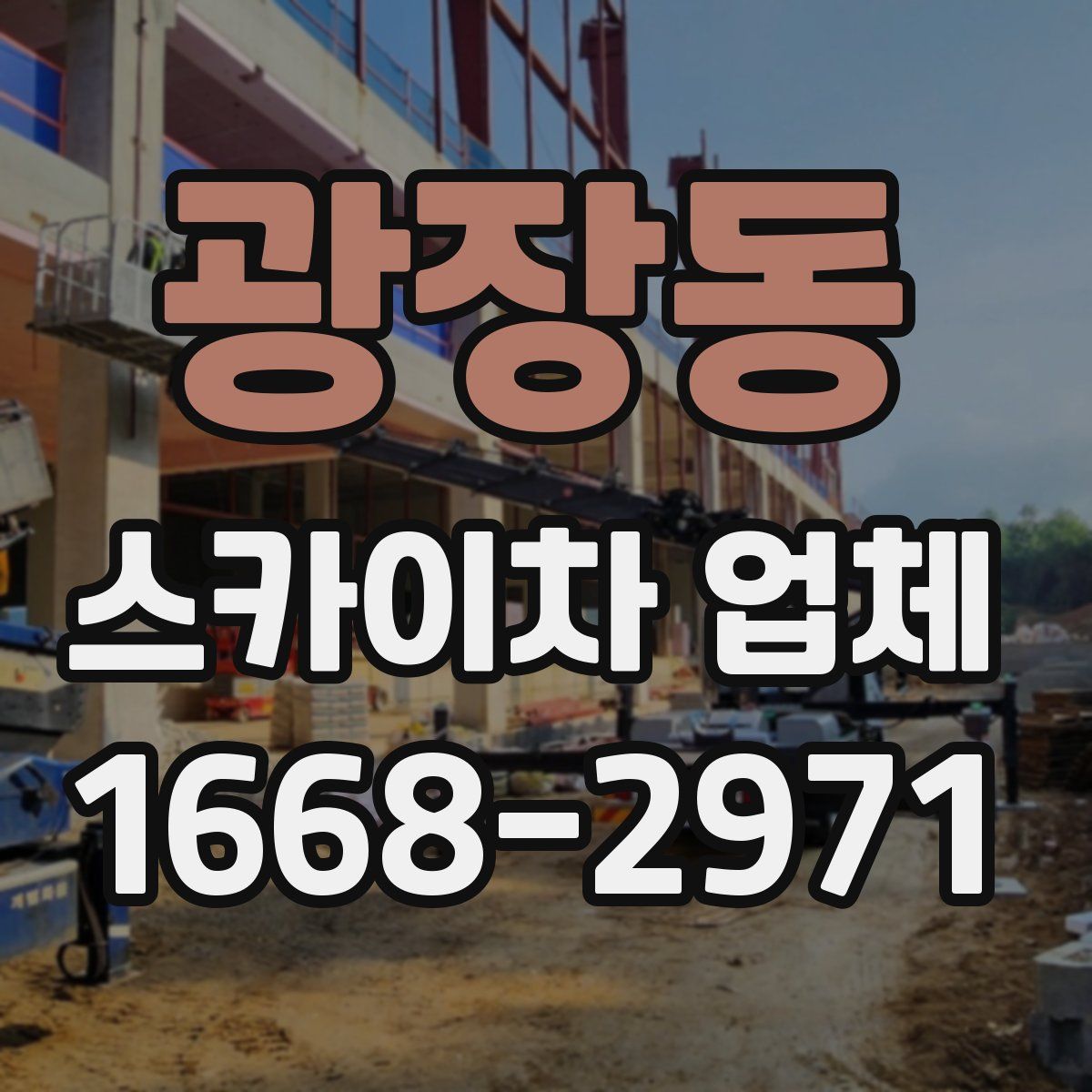 광장동 스카이차 업체