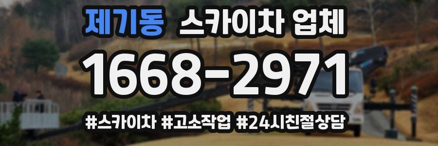 제기동 스카이차 업체
