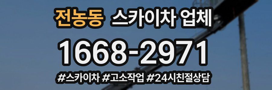 전농동 스카이차 업체