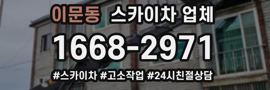 이문동 스카이차 업체