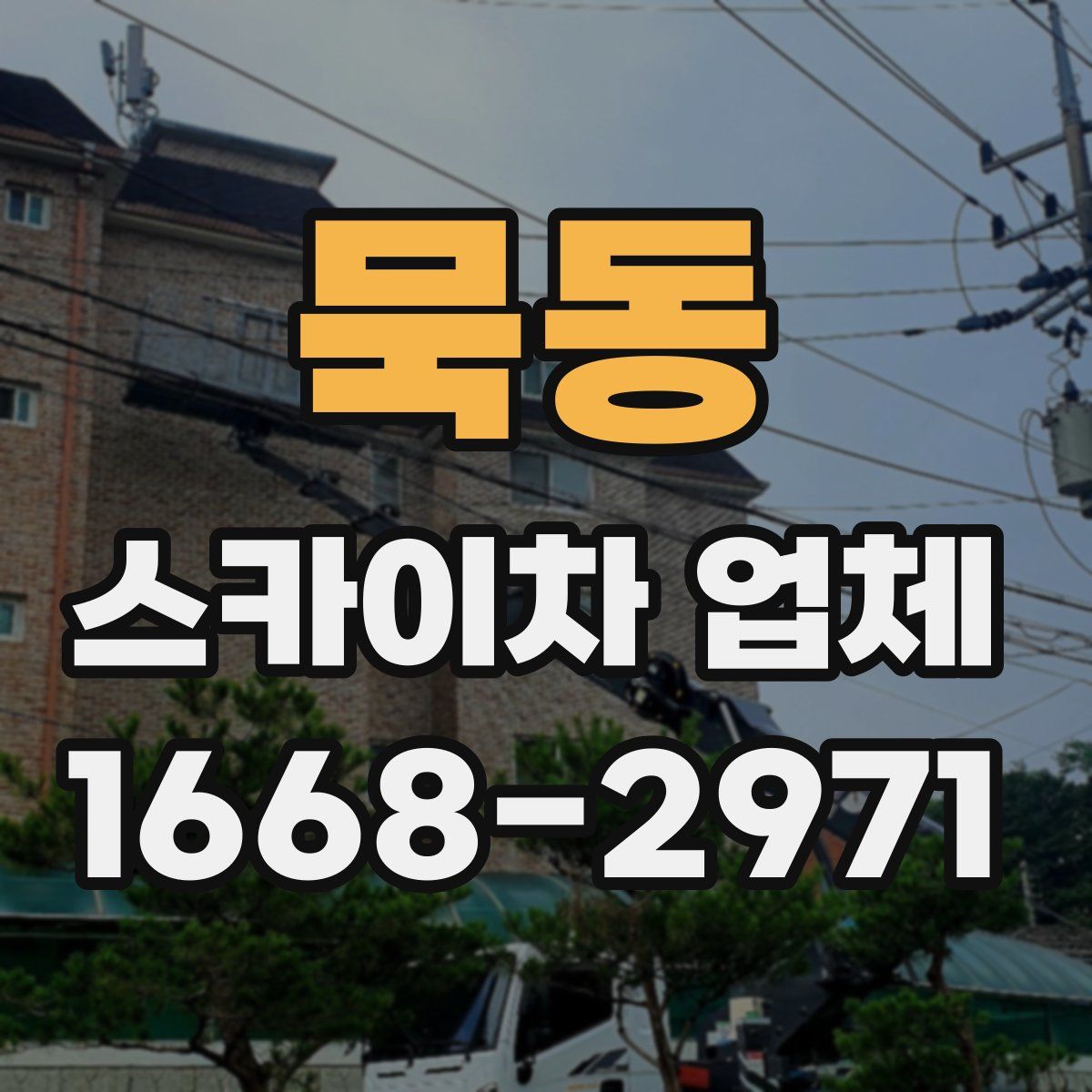 묵동 스카이차 업체