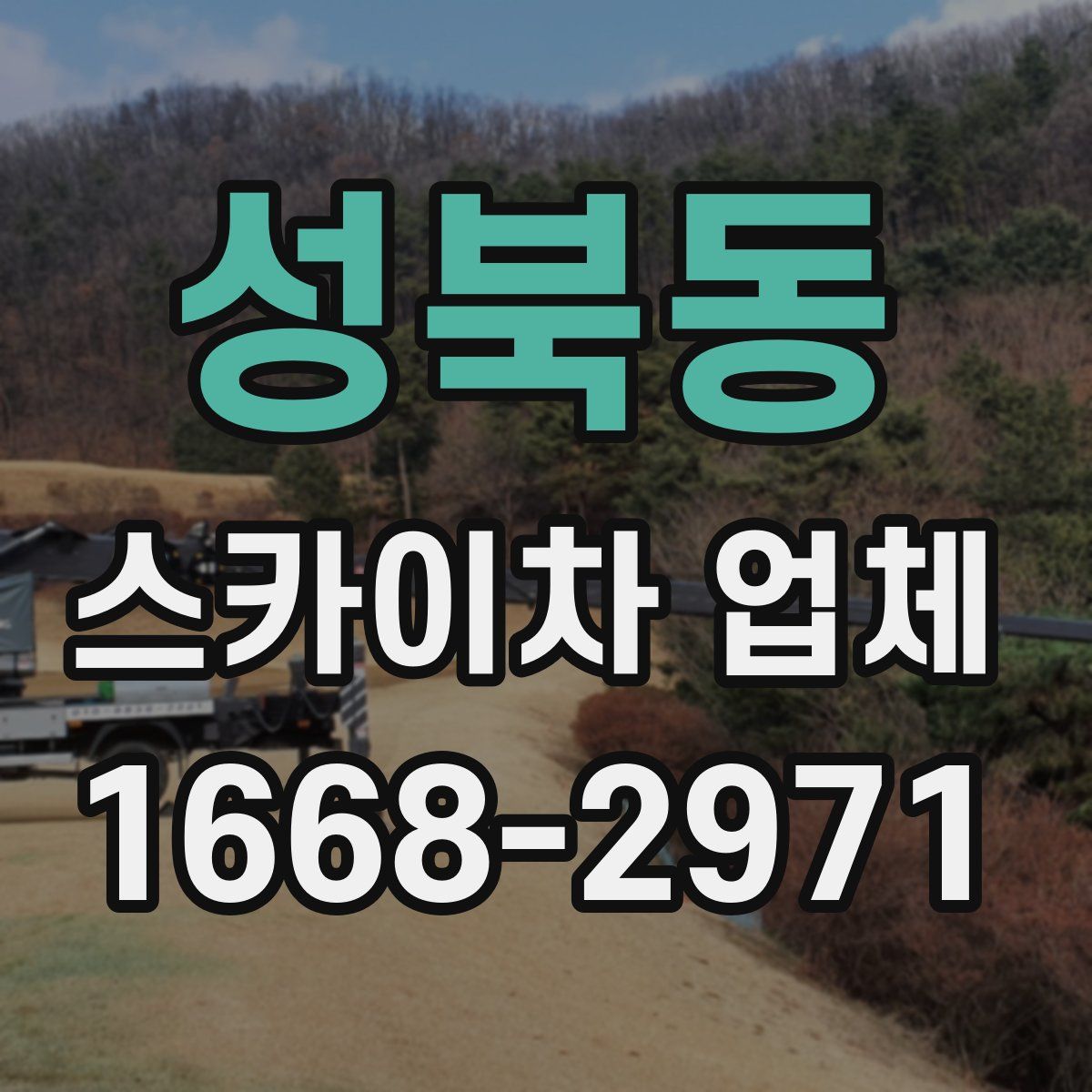 성북동 스카이차 업체