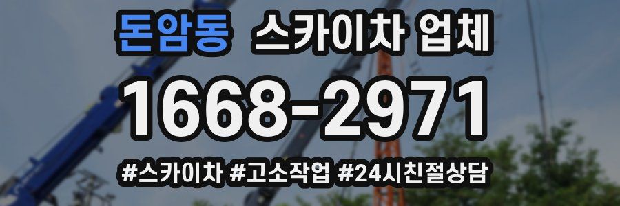 돈암동 스카이차 업체