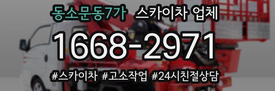 동소문동7가 스카이차 업체