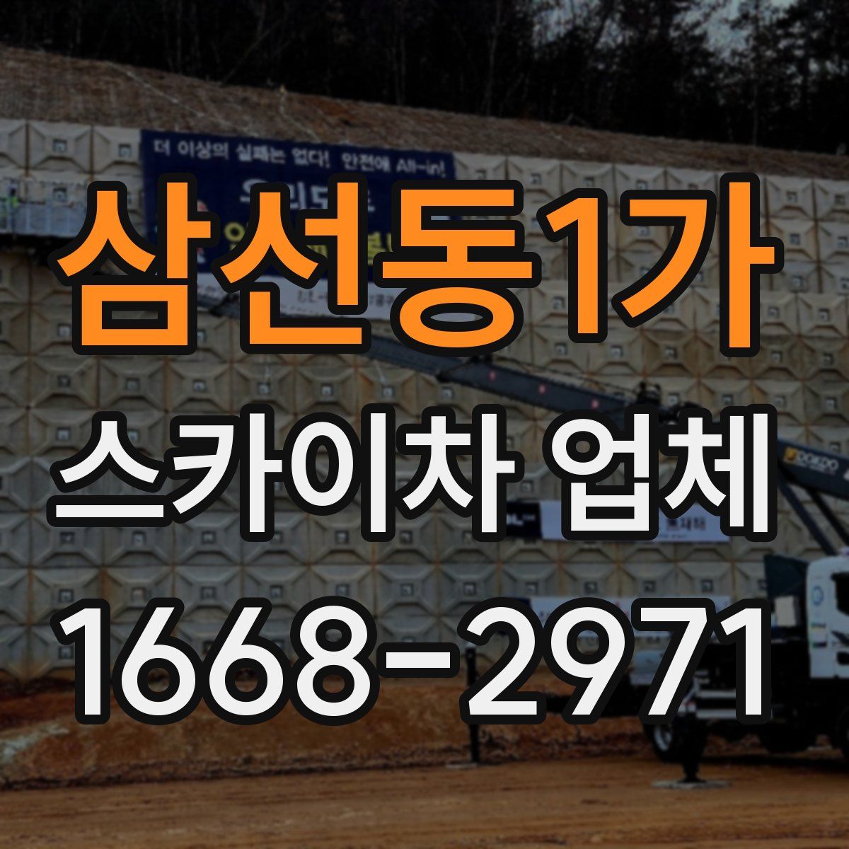 삼선동1가 스카이차 업체
