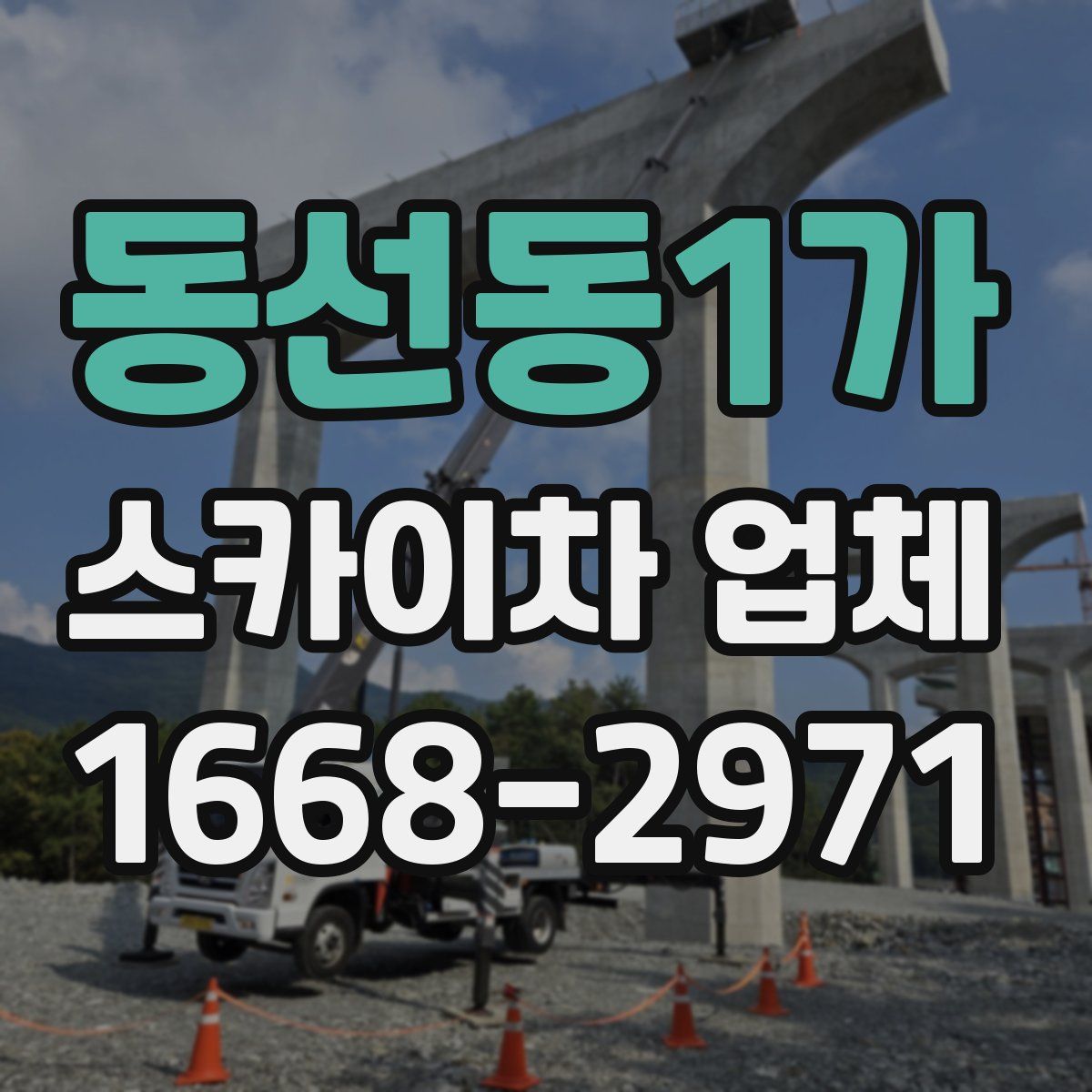 동선동1가 스카이차 업체