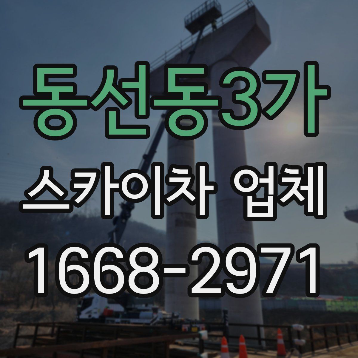 동선동3가 스카이차 업체