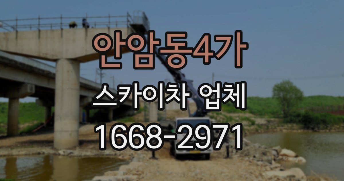 안암동4가 스카이차 업체