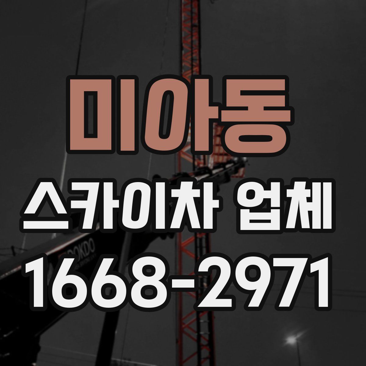 미아동 스카이차 업체