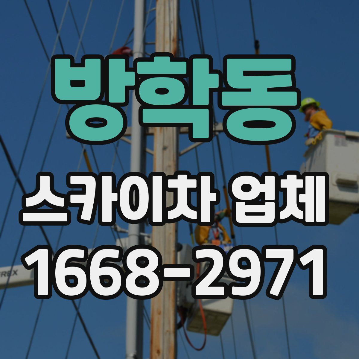 방학동 스카이차 업체