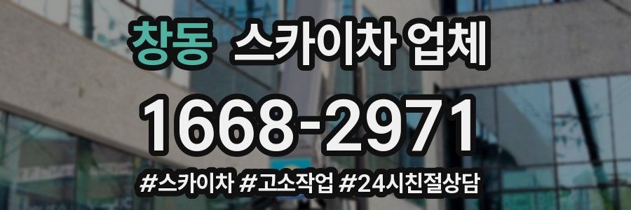 창동 스카이차 업체