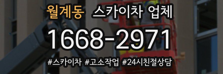 월계동 스카이차 업체