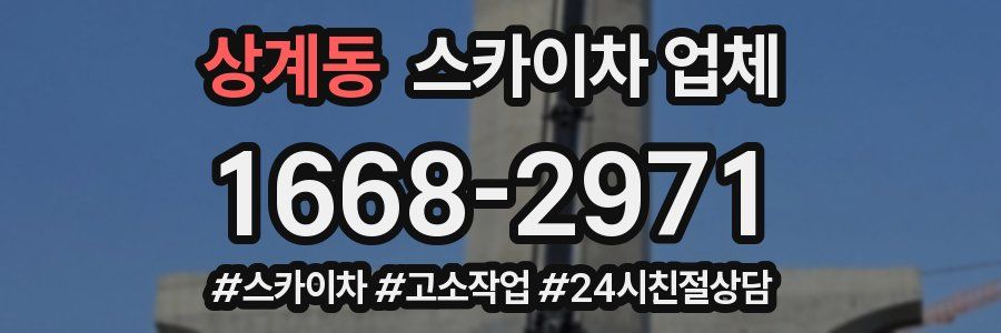 상계동 스카이차 업체