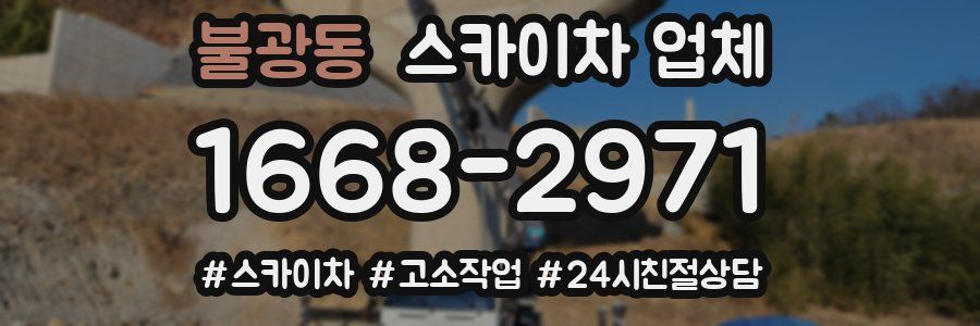 불광동 스카이차 업체