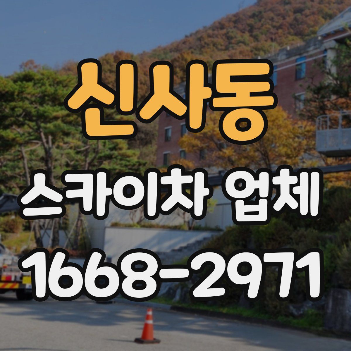 신사동 스카이차 업체
