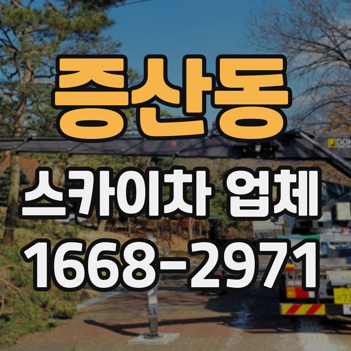 증산동 스카이차 업체